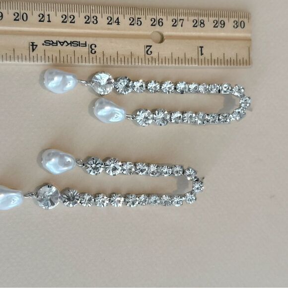 Crystal drop earrings N1277 - Picture 7 of 7